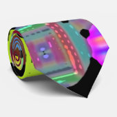 円のカラフルなタイ ネクタイ (ロール)