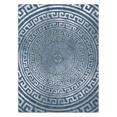 円のギリシャの雷文パターン-ギリシャ語主Ornamen テーブルクロス (正面)