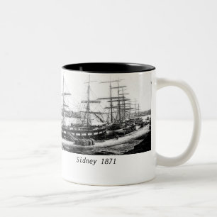 円のクウェイ1871年 ツートーンマグカップ