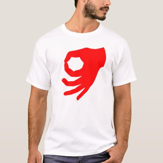 円のゲームの赤 Tシャツ (正面)