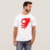 円のゲームの赤 Tシャツ (正面フル)