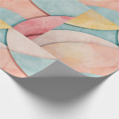 円のシェイプが文字宇宙 ラッピングペーパー (角)