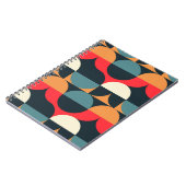 円のシームレスなパターン。 ノートブック (左側)