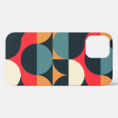 円のシームレスなパターン。 Case-Mate iPhoneケース (裏面 (横))
