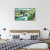 円のスイングとチュートのビュー キャンバスプリント (インサイチュ (寝室))