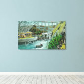 円のスイングとチュートのビュー キャンバスプリント (インサイチュ (ウッドフロア))