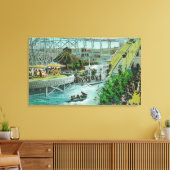 円のスイングとチュートのビュー キャンバスプリント (インサイチュ (リビング))