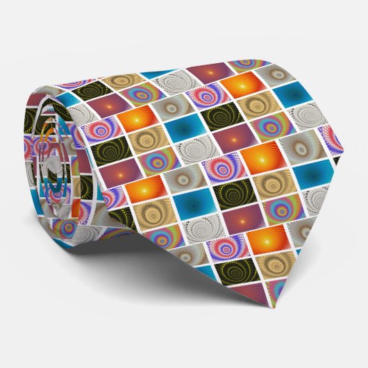 円のタイの劇的場面 ネクタイ (ロール)