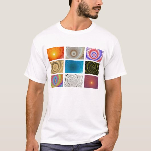 円のタブローTシャツ Tシャツ (正面)