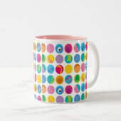 円のツートーンマグ ツートーンマグカップ (正面右)