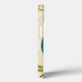 円のデザインの装飾的なフクロウ Case-Mate iPhoneケース (裏面 / 右)