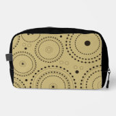 円のデザイン黒光金ゴールド ドップキット (正面)