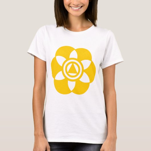 円のトリミング02 Tシャツ (正面)