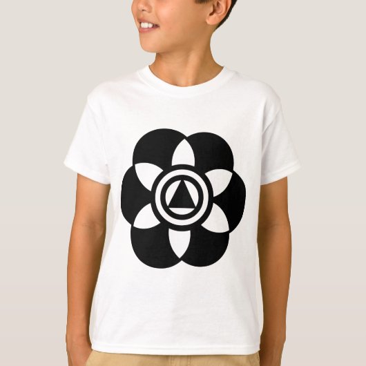 円のトリミング02 Tシャツ (正面)