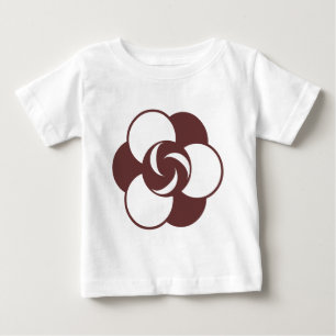 円のトリミング04 ベビーTシャツ