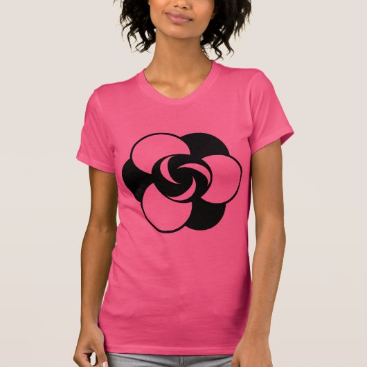 円のトリミング04 Tシャツ (正面)