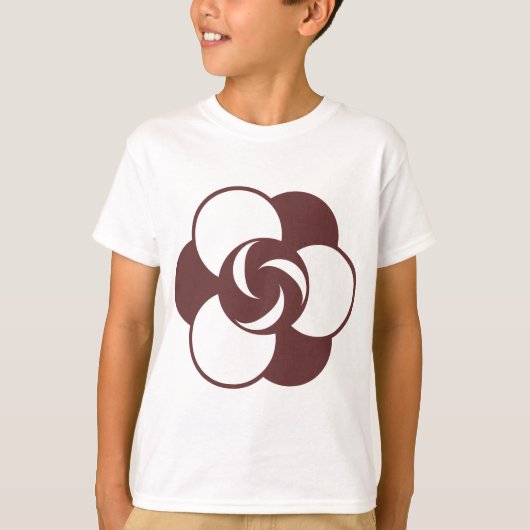 円のトリミング04 Tシャツ (正面)