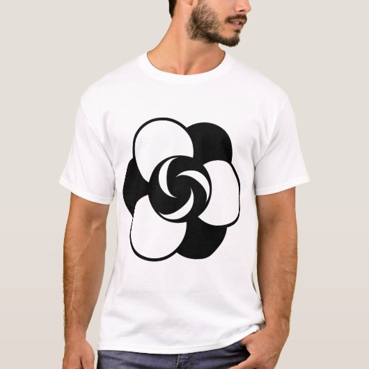 円のトリミング04 Tシャツ (正面)
