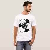 円のトリミング04 Tシャツ (正面フル)