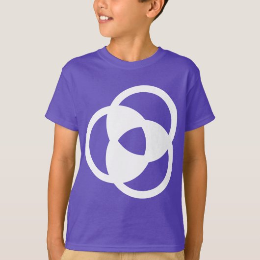 円のトリミング05 Tシャツ (正面)