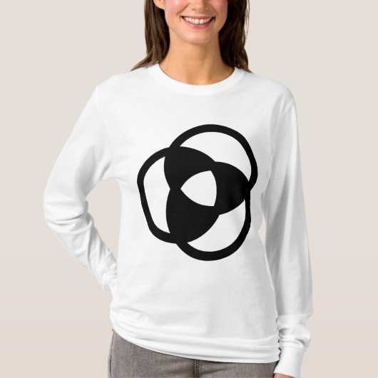 円のトリミング05 Tシャツ (正面)