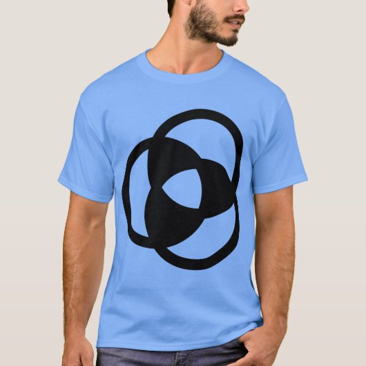 円のトリミング05 Tシャツ (正面)