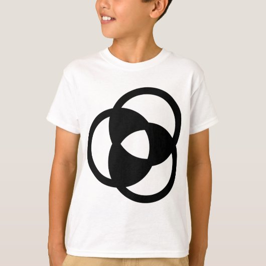 円のトリミング05 Tシャツ (正面)