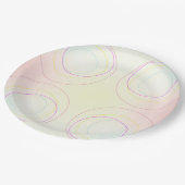 円のトリミング。 ペーパープレート (アングル)