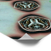 円のトリミング ポスター (角)