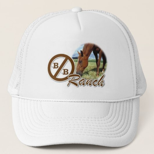 円のバーのBB牧場帽子 キャップ (正面)