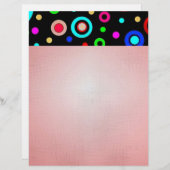 円のレターヘッド (正面/裏面)