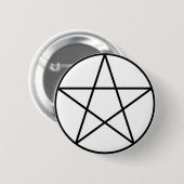 円の中のペンタグラム 缶バッジ (正面&裏面)