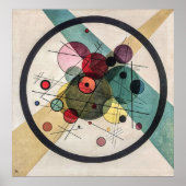 円の中の円 – Kandinsky ポスター (正面)