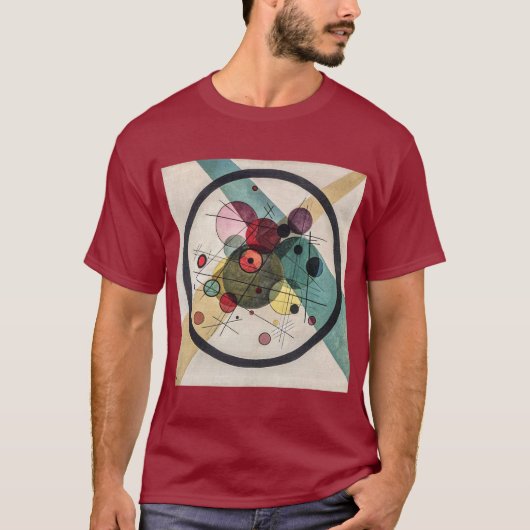 円の中の円 – Kandinsky Tシャツ (正面)