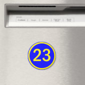 円の中の数値23 マグネット (インサイチュ (食洗機))