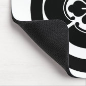 円の中の木工 マウスパッド (コーナー)