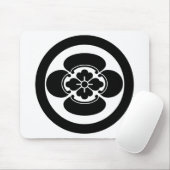 円の中の木工 マウスパッド (マウス)