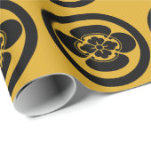 円の中の木工 ラッピングペーパー (ロールコーナー)