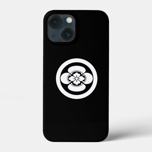 円の中の木工 Case-Mate iPhoneケース (裏面)