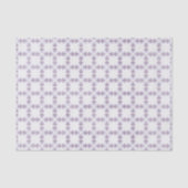 円の中の紫色の形 薄葉紙 (正面)