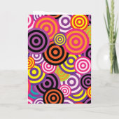 円の中を回るパーソナライズハッピーバースデー カード (裏面)