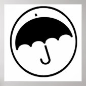 円の傘 ポスター (正面)