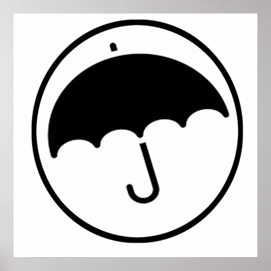 円の傘 ポスター (正面)