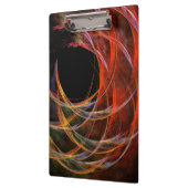 円の分割抽象芸術アート クリップボード (左)