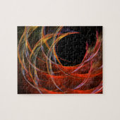 円の分割抽象芸術アート ジグソーパズル (横)