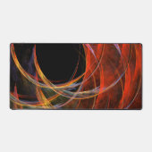 円の分割抽象芸術アート デスクマット (正面)