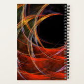 円の分割抽象芸術アート ノートブック (裏面)