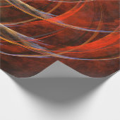 円の分割抽象芸術アート ラッピングペーパー (角)