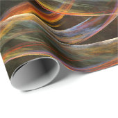 円の分割抽象芸術アート ラッピングペーパー (ロールコーナー)