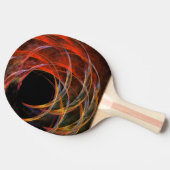 円の分割抽象芸術アート 卓球ラケット (横)